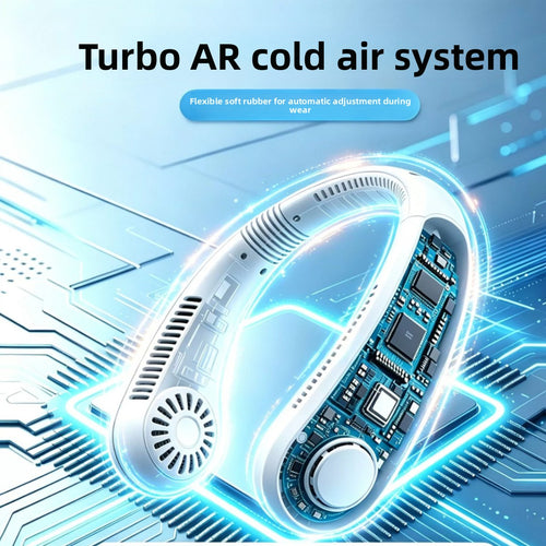 Portable USB Neck Hanging Fan